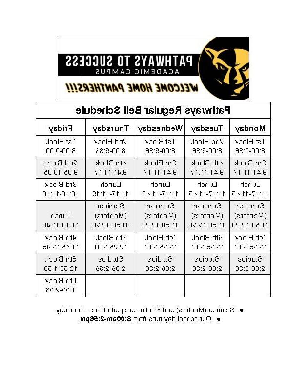 Block Schedule 2023-24